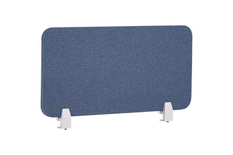 Skiljevägg för skrivbord Wally Blå, 80x2x40 cm - Blå, 80x2x40 cm - Inredning - Rumsavdelare - Skärmvägg
