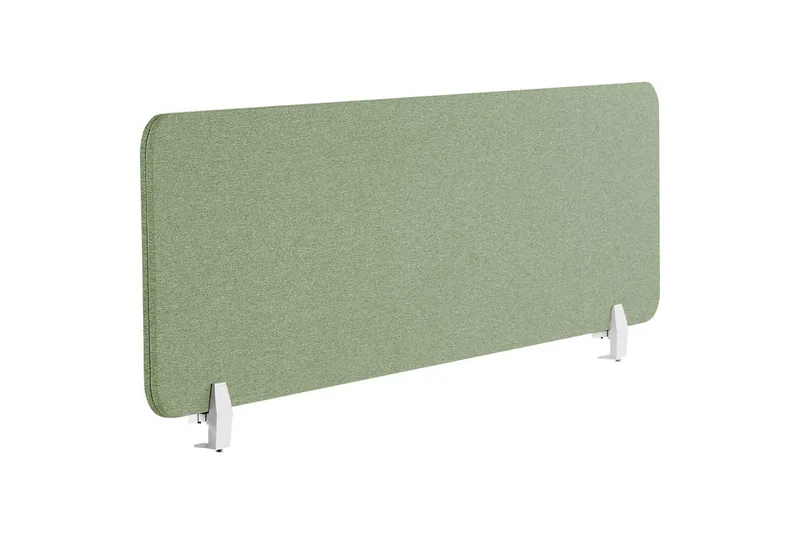 Skiljevägg för skrivbord Wally Grön, 160x2x40 cm - Grön, 160x2x40 cm - Inredning - Rumsavdelare - Skärmvägg