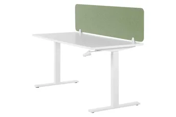 Skiljevägg för skrivbord Wally Grön, 160x2x40 cm - Grön, 160x2x40 cm - Inredning - Rumsavdelare - Skärmvägg