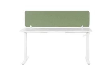 Skiljevägg för skrivbord Wally Grön, 160x2x40 cm - Grön, 160x2x40 cm - Inredning - Rumsavdelare - Skärmvägg