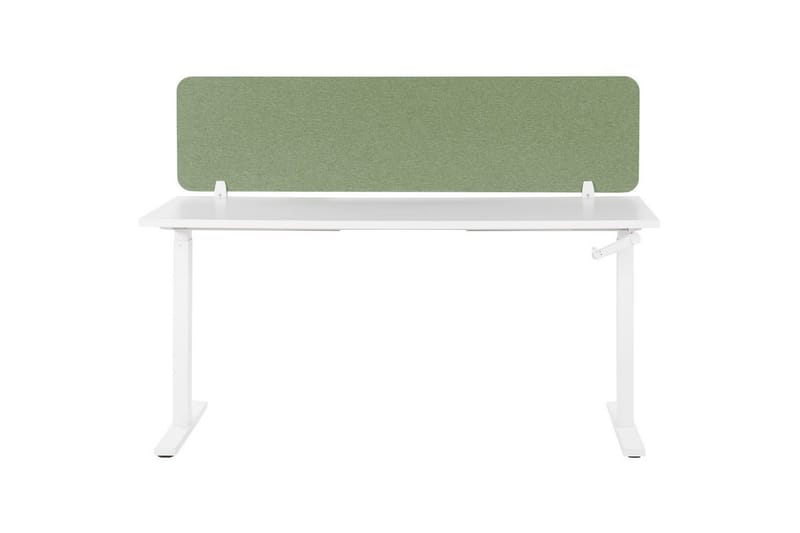 Skiljevägg för skrivbord Wally Grön, 160x2x40 cm - Grön, 160x2x40 cm - Inredning - Rumsavdelare - Skärmvägg