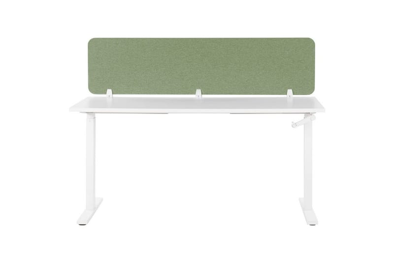Skiljevägg för skrivbord Wally Grön, 180x2x40 cm - Grön, 180x2x40 cm - Inredning - Rumsavdelare - Skärmvägg
