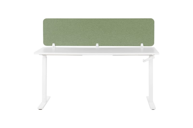 Skiljevägg för skrivbord Wally Grön, 180x2x40 cm - Grön, 180x2x40 cm - Inredning - Rumsavdelare - Skärmvägg