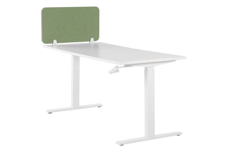 Skiljevägg för skrivbord Wally Grön, 72x2x40 cm - Grön, 72x2x40 cm - Inredning - Rumsavdelare - Skärmvägg
