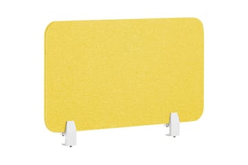 Skiljevägg för skrivbord Wally Gul, 72x2x40 cm
