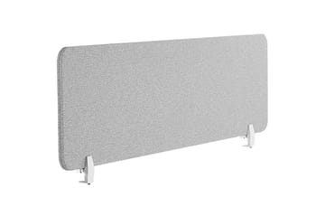 Skiljevägg för skrivbord Wally Ljusgrå, 130x2x40 cm