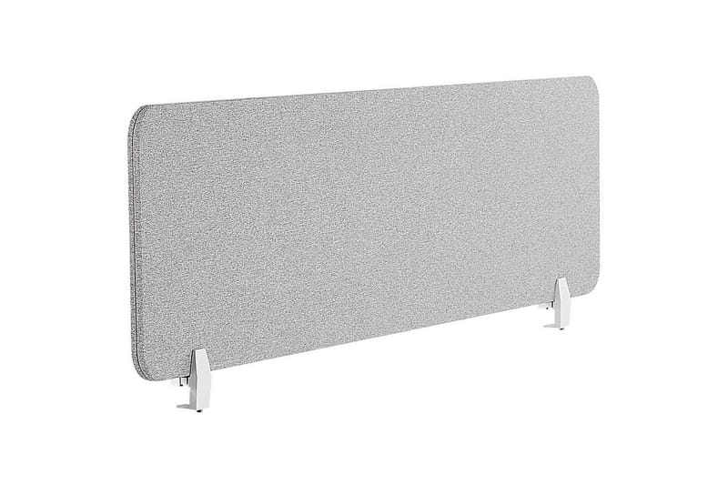 Skiljevägg för skrivbord Wally Ljusgrå, 130x2x40 cm - Ljusgrå, 130x2x40 cm - Inredning - Rumsavdelare - Skärmvägg