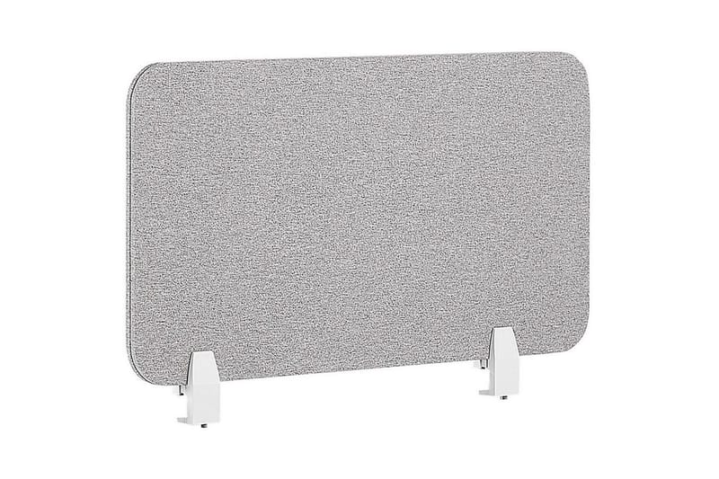 Skiljevägg för skrivbord Wally Ljusgrå, 72x2x40 cm - Ljusgrå, 72x2x40 cm - Inredning - Rumsavdelare - Skärmvägg