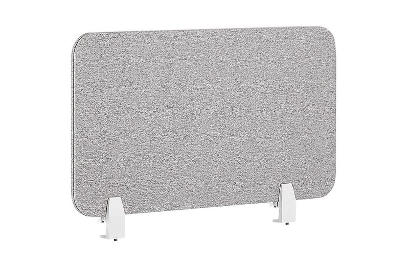 Skiljevägg för skrivbord Wally Ljusgrå, 80x2x40 cm - Ljusgrå, 80x2x40 cm - Inredning - Rumsavdelare - Skärmvägg