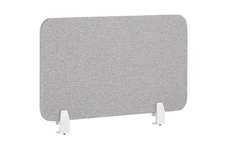 Skiljevägg för skrivbord Wally Ljusgrå, 80x2x40 cm - Ljusgrå, 80x2x40 cm - Inredning - Rumsavdelare - Skärmvägg