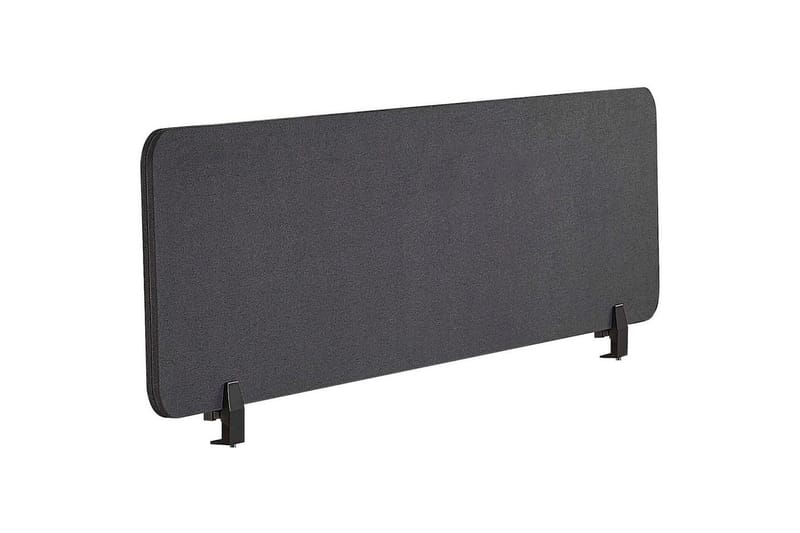 Skiljevägg för skrivbord Wally Mörkgrå, 130x2x40 cm - Mörkgrå, 130x2x40 cm - Inredning - Rumsavdelare - Skärmvägg