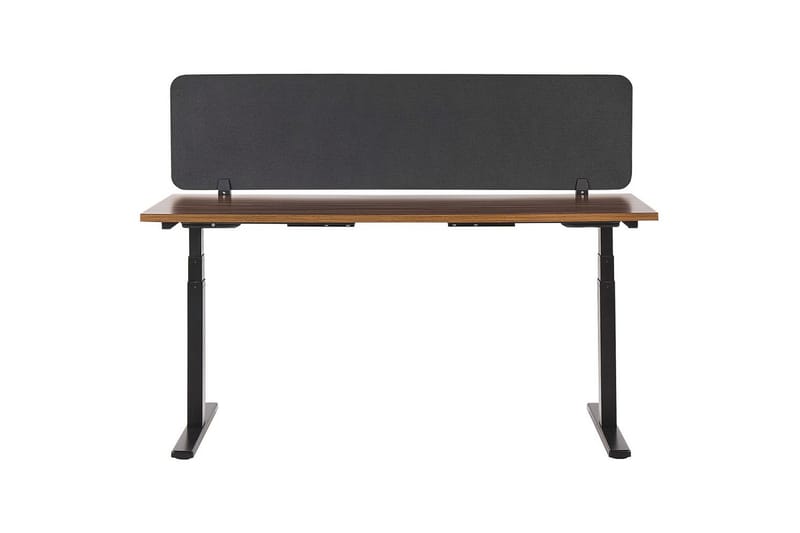 Skiljevägg för skrivbord Wally Mörkgrå, 130x2x40 cm - Mörkgrå, 130x2x40 cm - Inredning - Rumsavdelare - Skärmvägg