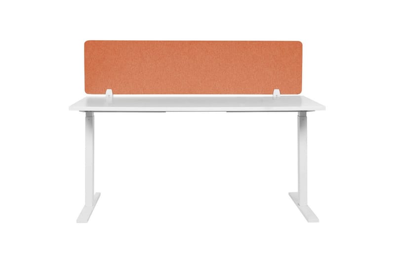 Skiljevägg för skrivbord Wally Röd, 130x2x40 cm - Röd, 130x2x40 cm - Inredning - Rumsavdelare - Skärmvägg