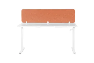 Skiljevägg för skrivbord Wally Röd, 180x2x40 cm - Röd, 180x2x40 cm - Inredning - Rumsavdelare - Skärmvägg