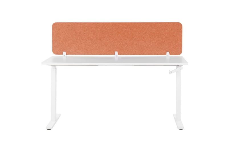 Skiljevägg för skrivbord Wally Röd, 180x2x40 cm - Röd, 180x2x40 cm - Inredning - Rumsavdelare - Skärmvägg
