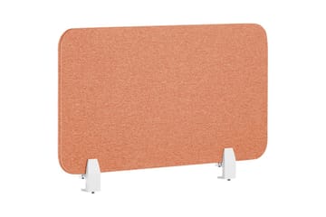 Skiljevägg för skrivbord Wally Röd, 72x2x40 cm