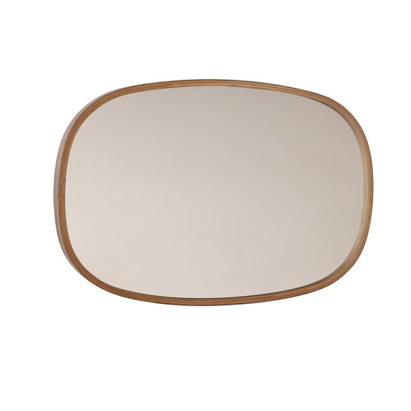 Aranfield Vägghängd Spegel Rektangulär 55 cm, Brun