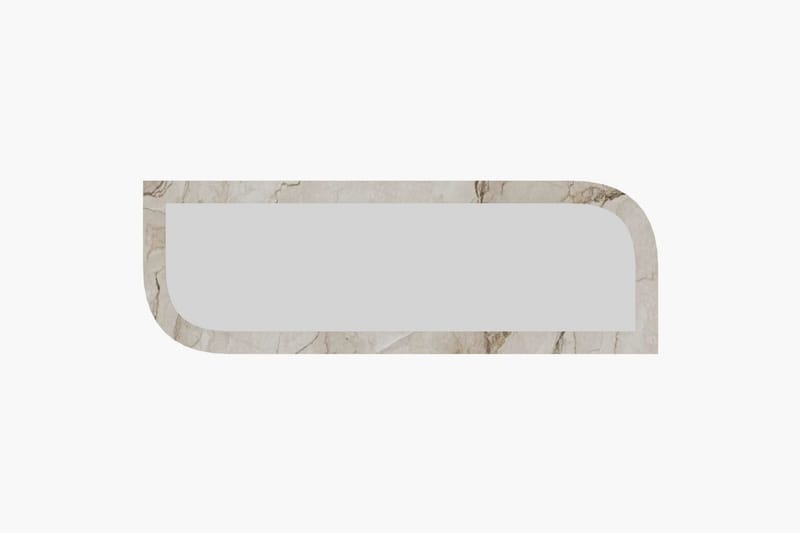 Ayana Vägghängd Spegel 40 cm, Beige