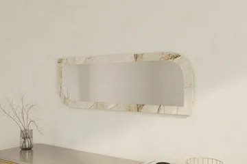 Ayana Vägghängd Spegel 40 cm - Beige - Inredning - Speglar - Väggspegel