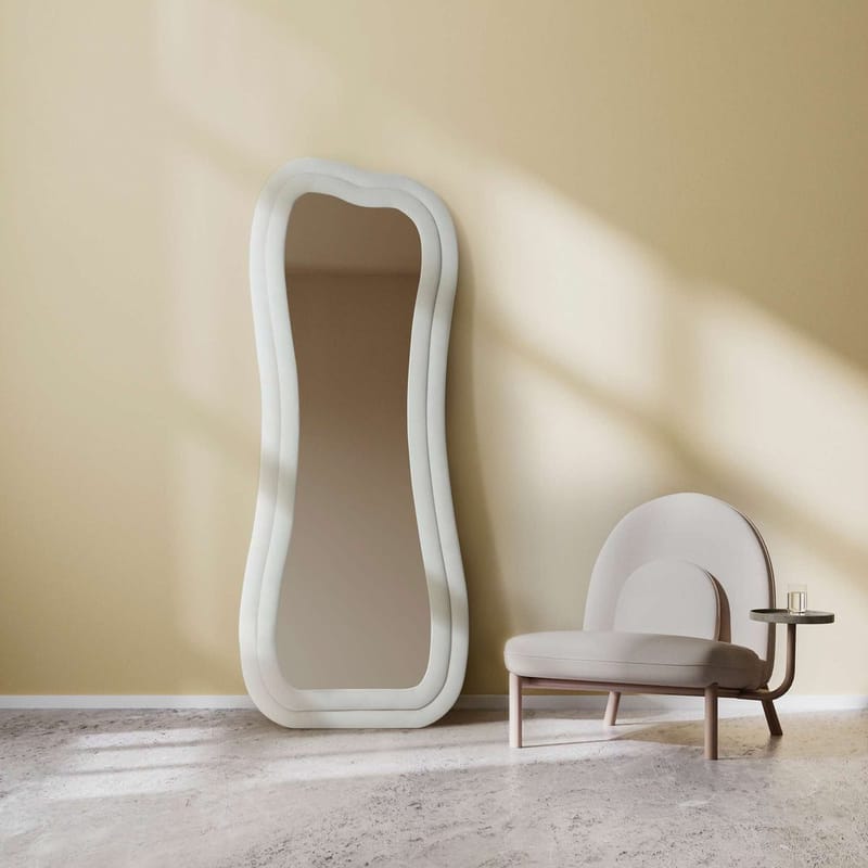 Bordentown Golvspegel 65x170 cm - Krämvit - Inredning - Speglar - Helkroppsspegel