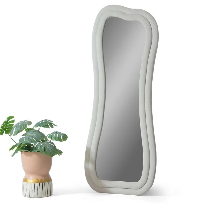 Bordentown Golvspegel 65x170 cm - Krämvit - Inredning - Speglar - Helkroppsspegel