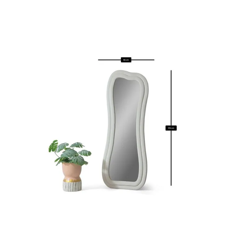 Bordentown Golvspegel 65x170 cm - Krämvit - Inredning - Speglar - Helkroppsspegel