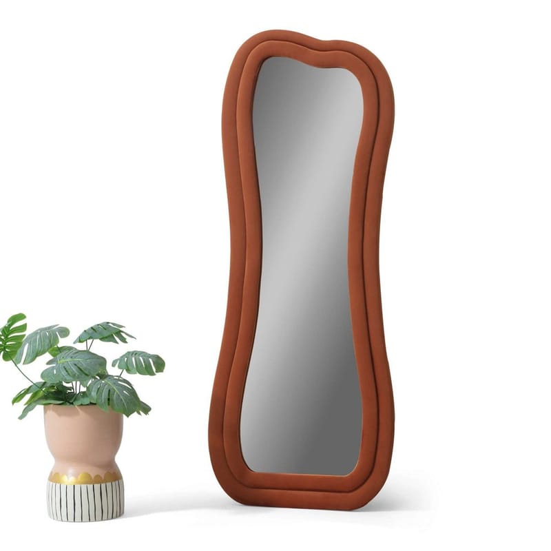 Bordentown Golvspegel 65x170 cm - Röd - Inredning - Speglar - Helkroppsspegel