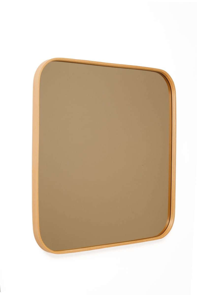 Dartmouth Dekorativ spegel 60x60x4 cm - Ek - Inredning - Speglar - Väggspegel