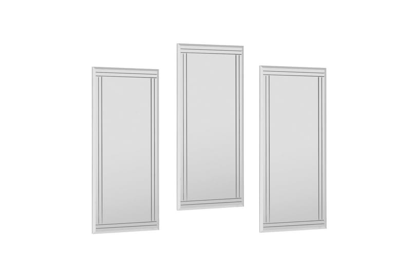 Dekorativt Spegelset (3 Delar) Heba Buhem Transparent - Ivory - Inredning - Speglar - Väggspegel