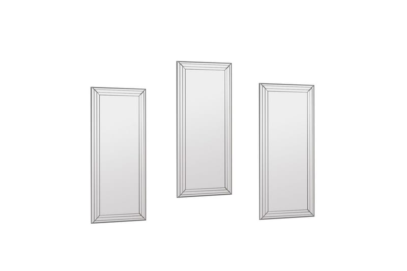 Dekorativt Spegelset (3 Delar) Heba Neom Transparent - Multifärgad - Inredning - Speglar - Väggspegel
