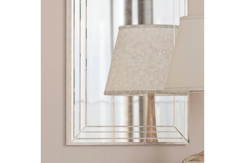 Dekorativt Spegelset (3 Delar) Heba Neom Transparent - Multifärgad - Inredning - Speglar - Väggspegel