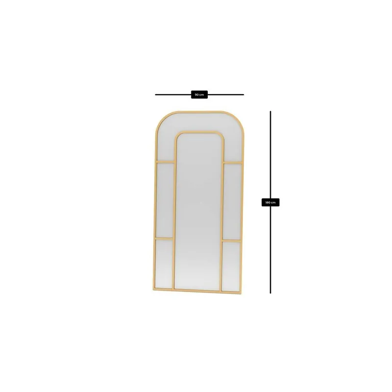 Faylen Golvspegel 90x180 cm - Guld - Inredning - Speglar - Helkroppsspegel