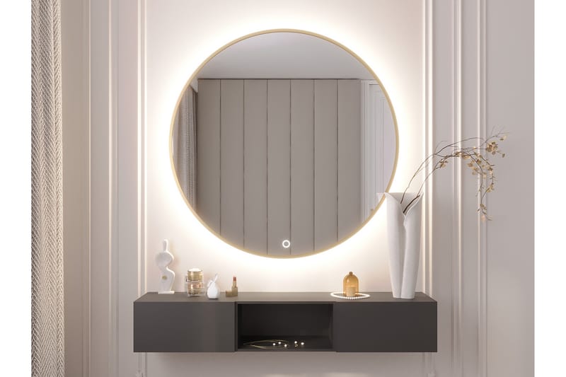 Gerbinie Vägghängd Spegel 80 cm - Guld - Inredning - Speglar - Väggspegel