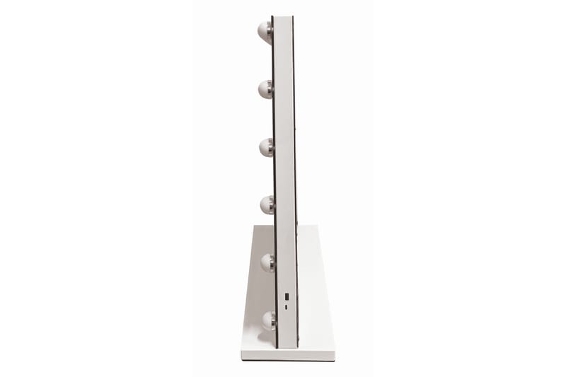 Glow Stor sminkspegel 70 cm med belysning lampor - Hollywood spegel med USB-charging - Vit - Inredning - Speglar - Sminkspegel