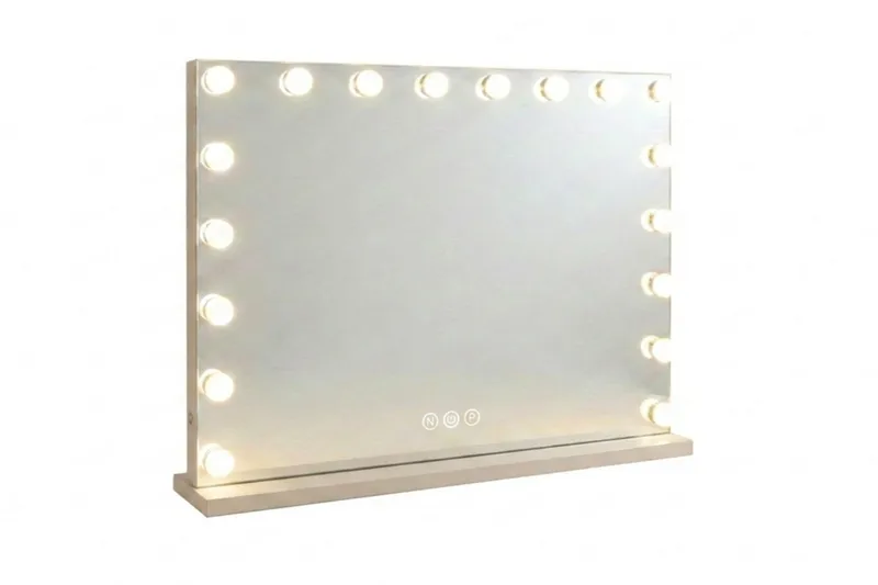 Glow Stor Sminkspegel 80 cm med belysning - Beige - Inredning - Speglar - Spegel med belysning