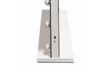Glow Stor sminkspegel 80 cm med belysning lampor - Hollywood spegel med USB-laddning - Vit - Inredning - Speglar - Spegel med belysning