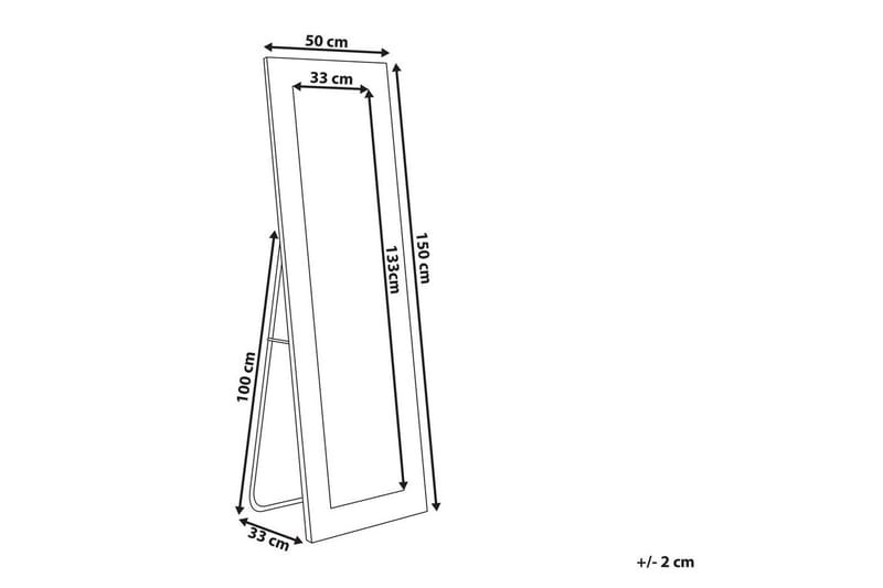 Golvspegel Ansouis Grå - Grå - Inredning - Speglar - Helkroppsspegel