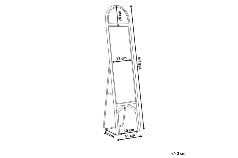 Golvspegel Brussey - Inredning - Speglar - Helkroppsspegel