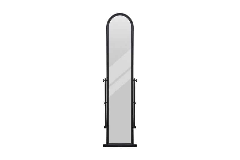 Fristående spegel 152 cm svart - Svart - Helkroppsspegel - Golvspegel