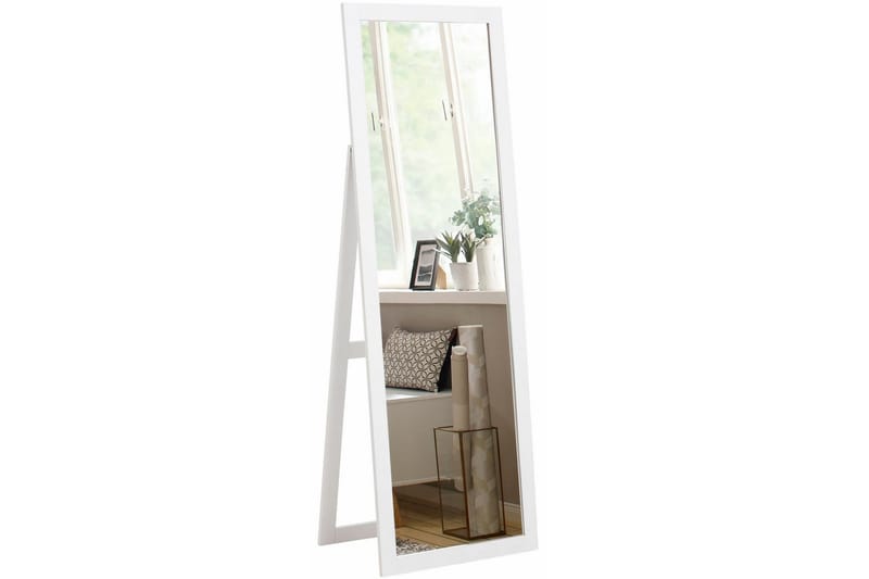 Jacopo Spegel 60 cm - Vit/Brun - Inredning - Speglar - Golvspegel