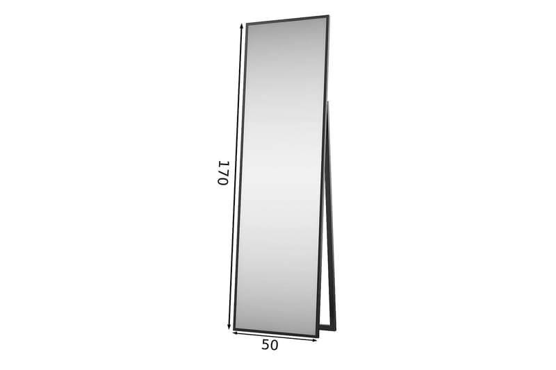 Kawita Golvspegel Glas - Svart - Inredning - Speglar - Golvspegel
