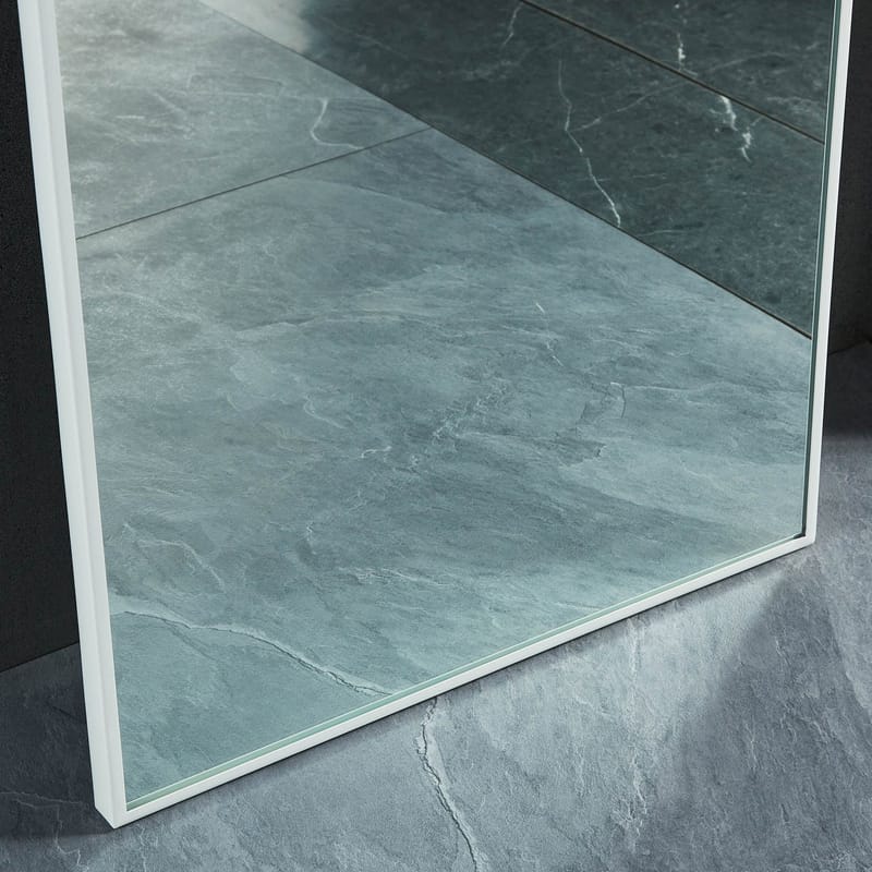 Golvspegel rund 700x1850mm - vit - Inredning - Speglar - Helkroppsspegel