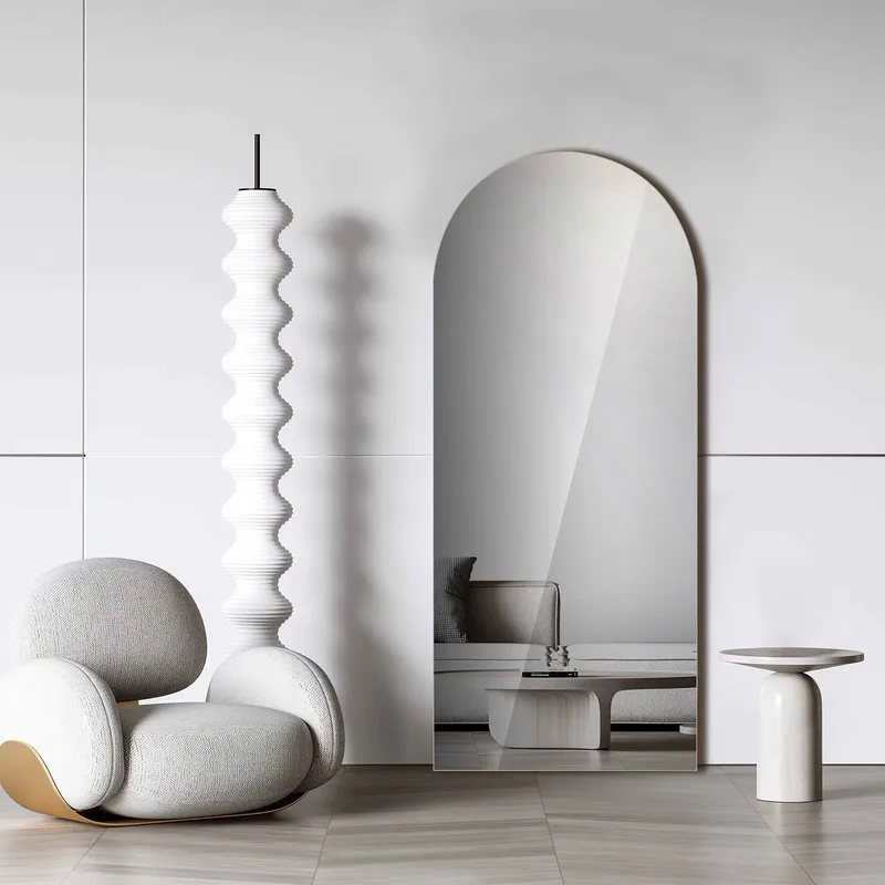 Helkroppsspegel 70x160cm | Vägghängd/golvstående | Valvformad | Leona - Transparent - Inredning - Speglar - Helkroppsspegel