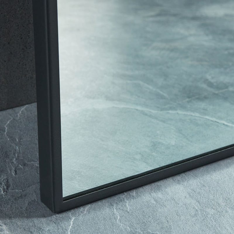 Helkroppsspegel 70x185 cm | Valvformad | Svart ram - Svart - Inredning - Speglar - Helkroppsspegel