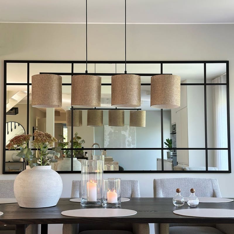 Helkroppsspegel 90x180cm | Spröjsad | Svart ram - Svart - Inredning - Speglar - Helkroppsspegel