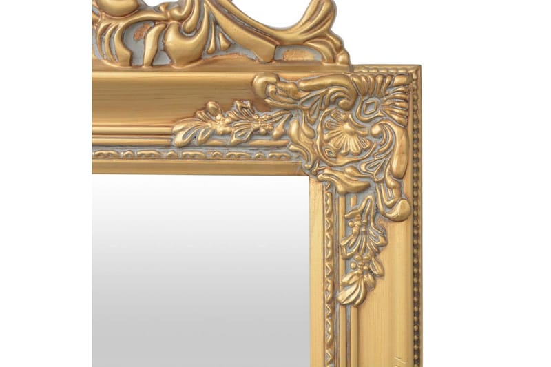Fristående spegel i barockstil 160x40 cm guld - Guld - Inredning - Speglar - Helkroppsspegel