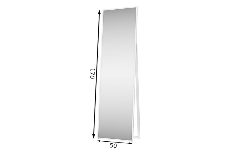 Kawita Golvspegel Glas - Vit - Inredning - Speglar - Helkroppsspegel