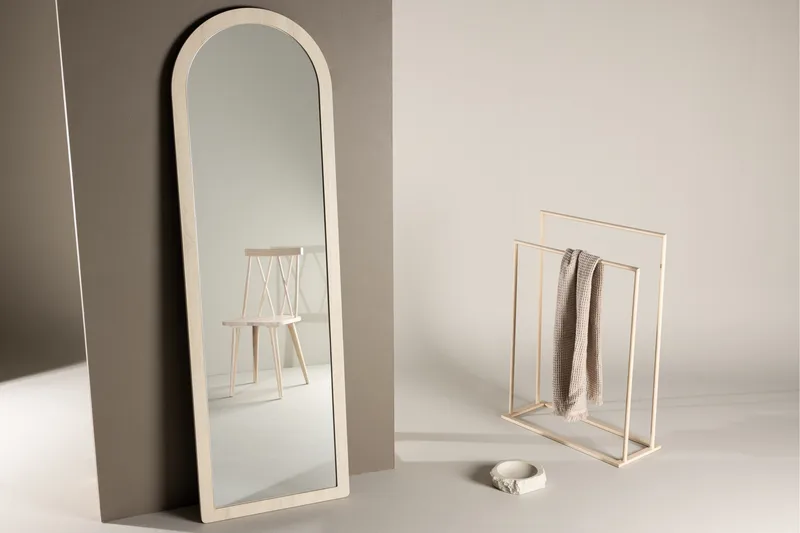 Memphis Golvspegel 60x193 cm - Vit - Inredning - Speglar - Helkroppsspegel