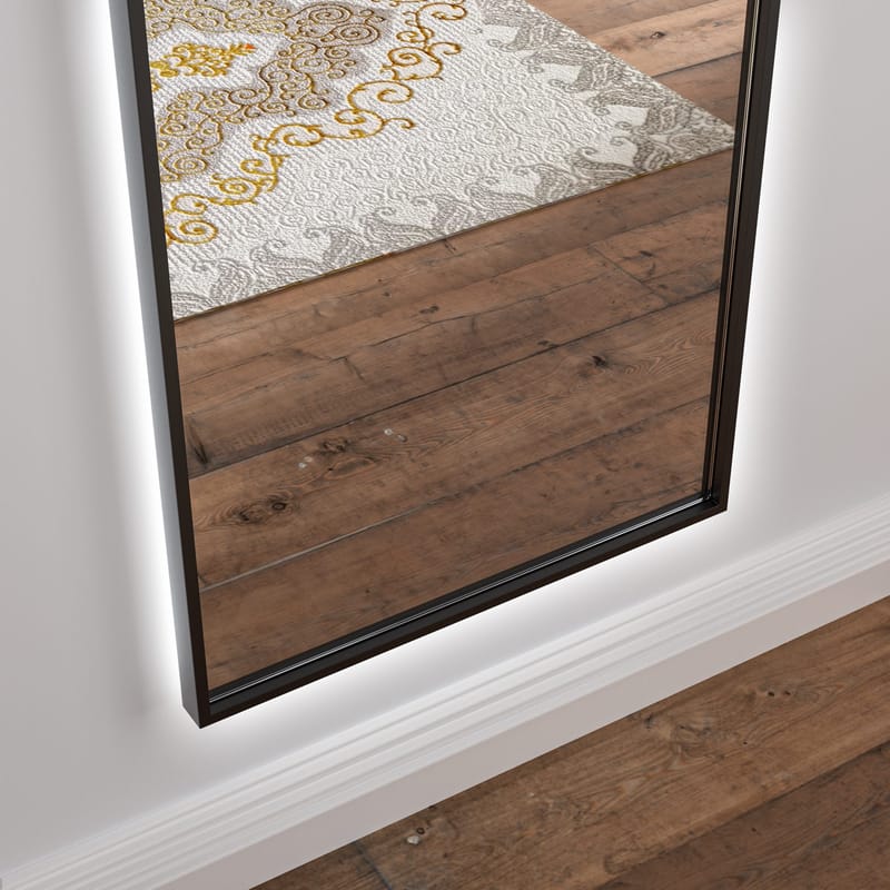 Helkroppsspegel | Valvformad | LED-belysning med dimmer | 170x50 cm | Samira - Inredning - Speglar - Väggspegel