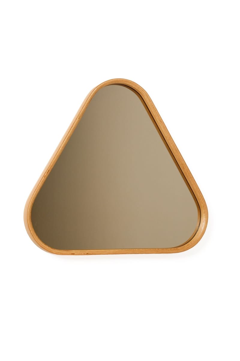 Invald Dekorativ spegel 57x57x4 cm - Ek - Inredning - Speglar - Väggspegel